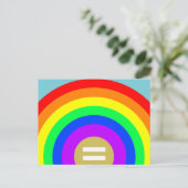 平等は虹の下の黄金 ポストカード (スタンド正面)