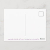 平等は虹の下の黄金 ポストカード (裏面)