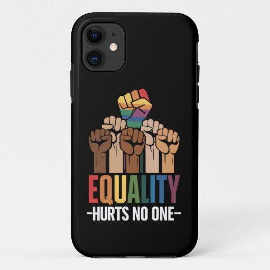 平等は誰にも害を与えない LGBTQプライド 人権 Case-Mate iPhoneケース (裏面)