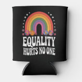 平等は誰も虹の平等の権利Groovyを傷つける 缶クーラー (正面)
