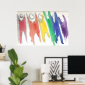 平等をサポート ポスター (ホームオフィス)