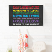 平等ブラックライフ物質プライドビニールバナー 横断幕 (インサイチュ)