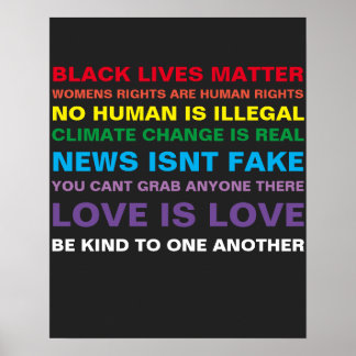 平等ブラックライフ物質プライドポスター ポスター