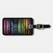 平等ラブレインボーブラシストロークLGBTQ ID656 ラゲッジタグ (正面横)