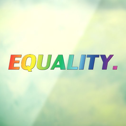 平等レインボーカラーゲイ同性愛者プライドlgbt ウィンドウサイン (シート3)