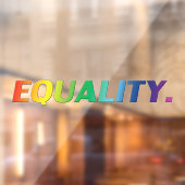 平等レインボーカラーゲイ同性愛者プライドlgbt ウィンドウサイン (シート2)