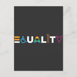 平等人権LGBTQユニティプライド ポストカード