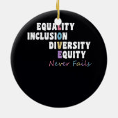 平等包摂ダイバーシティエクイティ愛Never Fai セラミックオーナメント (裏面)