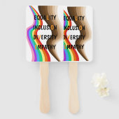 平等包摂多様性共感ハンドファン ハンドファン (正面&裏面)