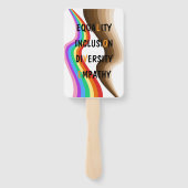 平等包摂多様性共感ハンドファン ハンドファン (裏面)