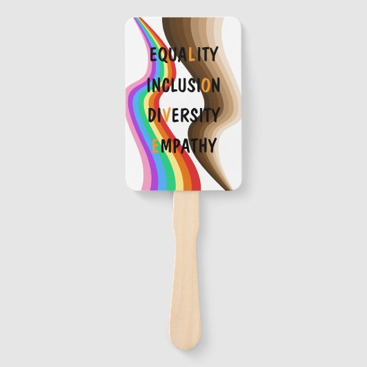 平等包摂多様性共感ハンドファン ハンドファン (正面)