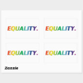 平等虹のプライド色のシール – シール (シート)