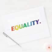 平等虹のプライド色のシール – シール (封筒)