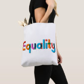 平等 トートバッグ (クローズアップ)
