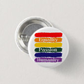 平等、情熱的、人間性 缶バッジ (正面&裏面)
