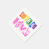 平等 愛は愛 LGBT ゲイ プライド レインボー LGBTQ スタンダードカクテルナプキン (角)