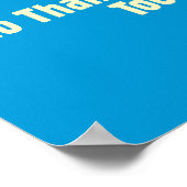 平等:男性を長く追い付き過ぎる ポスター (角)