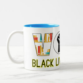 「平等、自由、正義への投票」 ツートーンマグカップ