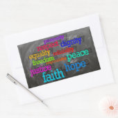 平等 長方形シール (封筒)