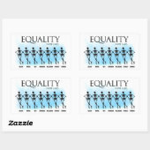 平等 長方形シール (シート)