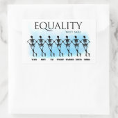 平等 長方形シール (バッグ)