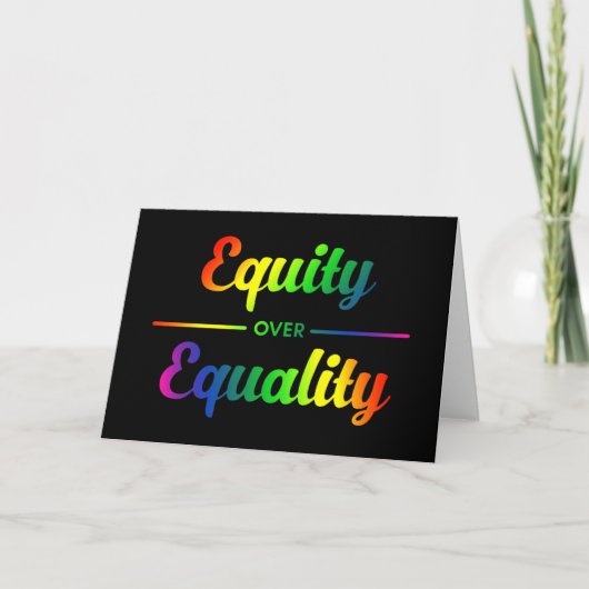 平等LGBTの公正 カード (正面)