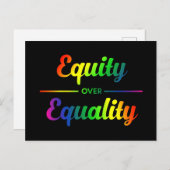 平等LGBTの公正 ポストカード (正面/裏面)