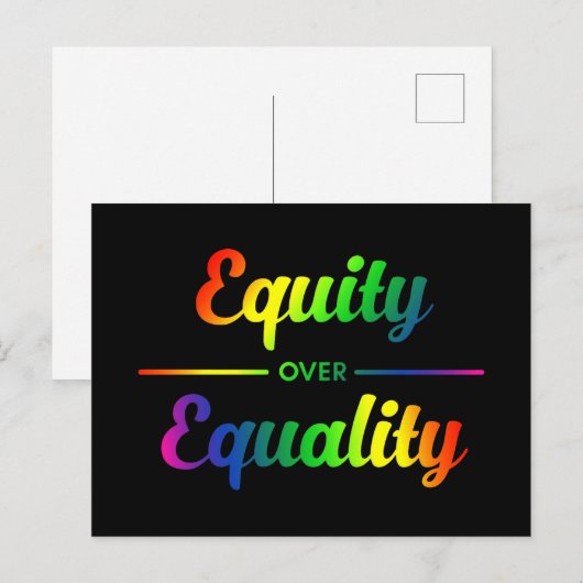 平等LGBTの公正 ポストカード (正面/裏面)