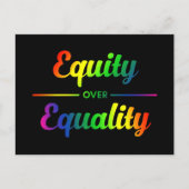 平等LGBTの公正 ポストカード (正面)