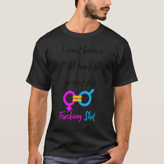 平等LGBTフェミニズムLGBTQことわざ Tシャツ (正面)