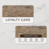 平素朴木 ロイヤリティカード (正面/裏面)