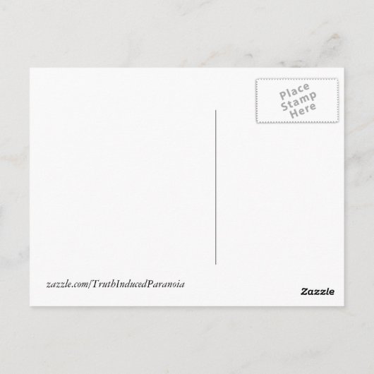 平線を食べ物を与え終了 ポストカード (裏面)