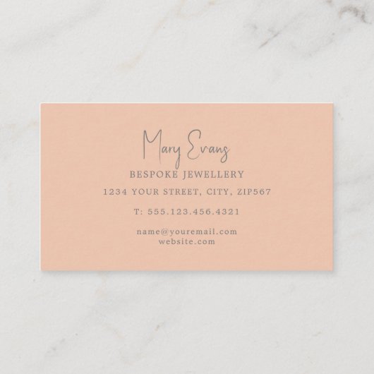 平色彩の鮮やか抽象芸術山 名刺 (裏面)