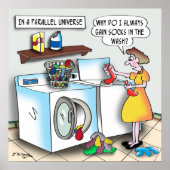 平行する宇宙の靴下 ポスター (正面)