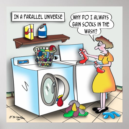 平行する宇宙の靴下 ポスター (正面)