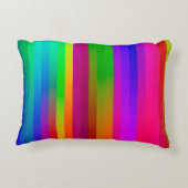 平行シンプル縦線の背景。 abstrc アクセントクッション (裏面)