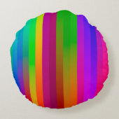 平行シンプル縦線の背景。 abstrc ラウンドクッション (裏面)