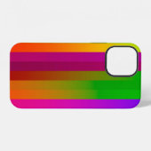 平行シンプル縦線の背景。 abstrc iPhoneケース (裏面横)