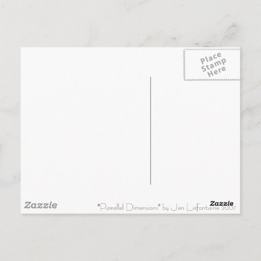 平行次元 ポストカード (裏面)