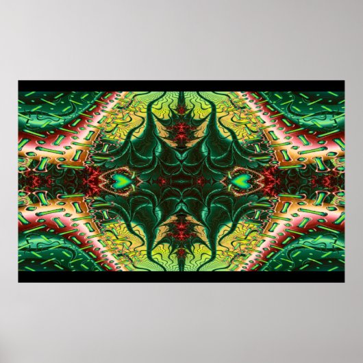 平行測光3Dフラクタル ポスター (正面)