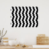 平行線 ポスター (キッチン)