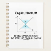 平衡は理論の中でしばしば明確に定義されていない プランナー手帳 (正面)