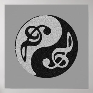 平衡禅の音楽の装飾 ポスター