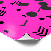 平衡立方体の光学正方形の紙重 ポスター (コーナー)