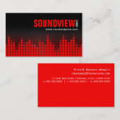 平衡装置の健全なバーの名刺 名刺 (正面/裏面)