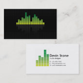 平衡装置-緑 名刺 (正面/裏面)