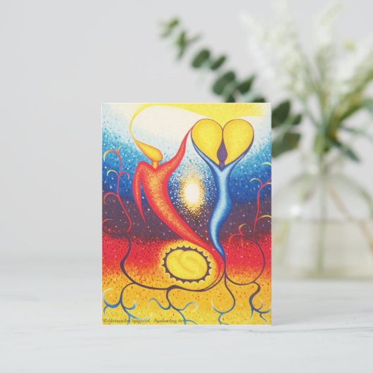 平衡1+1=3 ポストカード (スタンド正面)