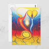 平衡1+1=3 ポストカード (正面/裏面)