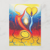 平衡1+1=3 ポストカード (正面)