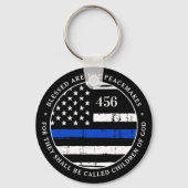 平賛美平兵器警察でパーソナライズされたある キーホルダー (正面)